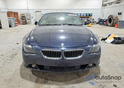 2006 BMW 650 I z USA, uszkodzony, nr VIN WBAEK13416CN75474